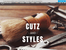 Tablet Screenshot of cutzandstyles.com